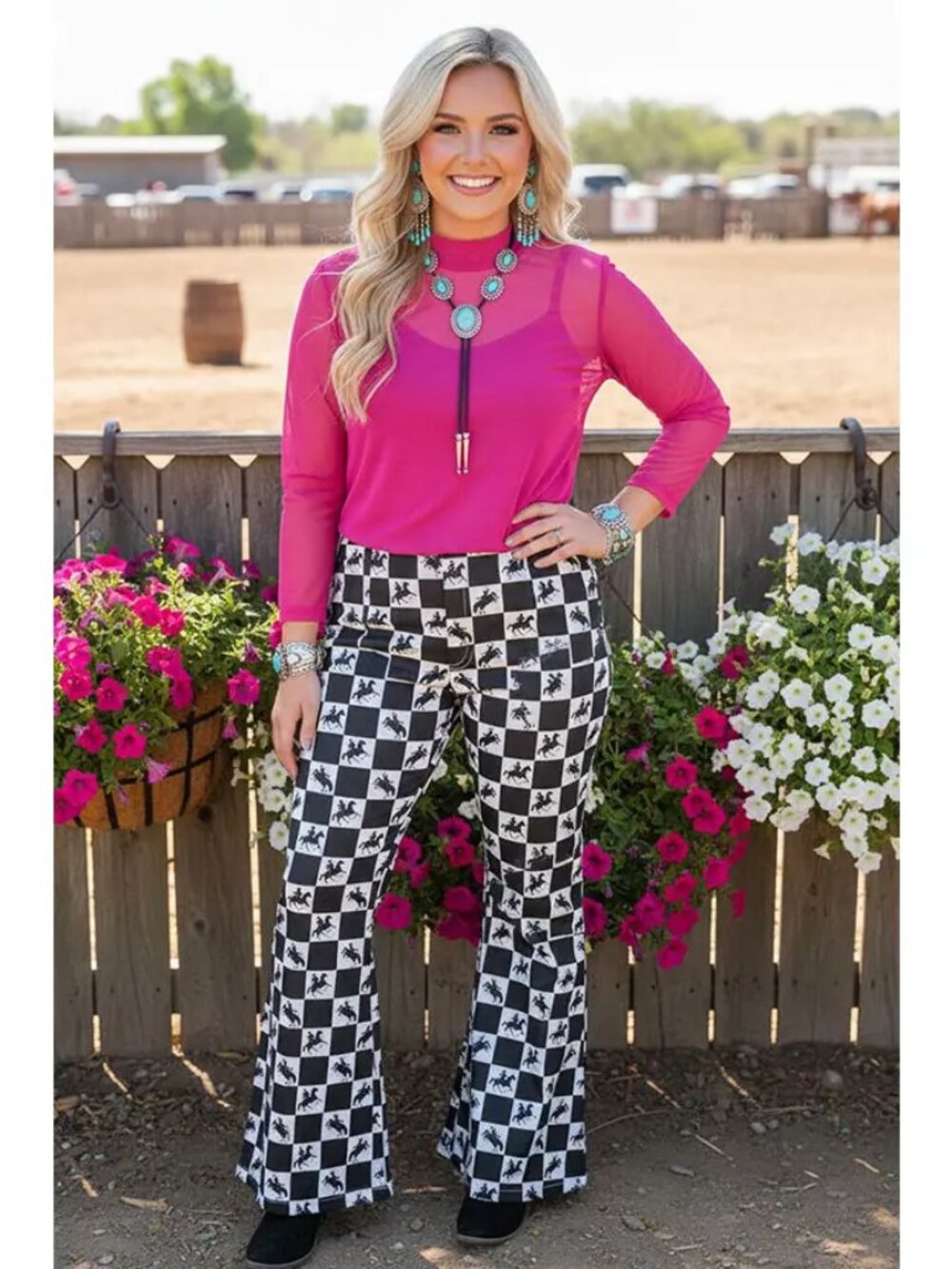 BLACK & WHITE Western Denim Flare Jeans – Women’s Flare-Leg Pant